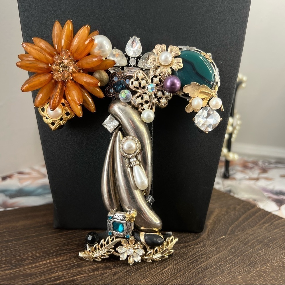 Bejeweled Letter “T” Vintage & Modern Jewelry